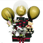 Imported Flowers,Balloons,Ferrero Rocher Chocolates, Teddy Bear