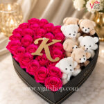 TEDDY & FLOWER LOVE COMBO