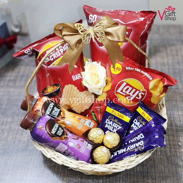 Party Gift Basket gift - V Gift Shop