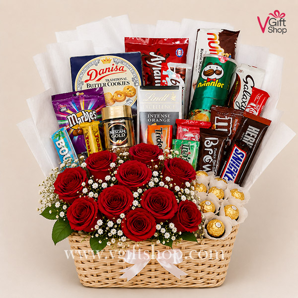 premium-gift-hamper MULTI SNACK BASKET - Image 1