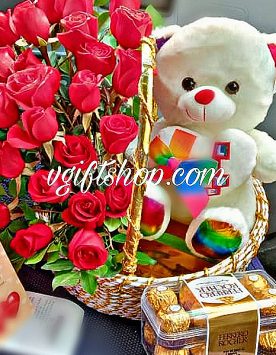 Chocolates and flowers
